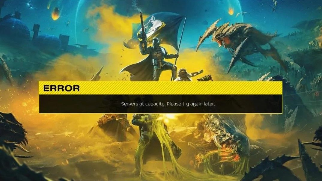 Helldivers 2 Servers at Capacity